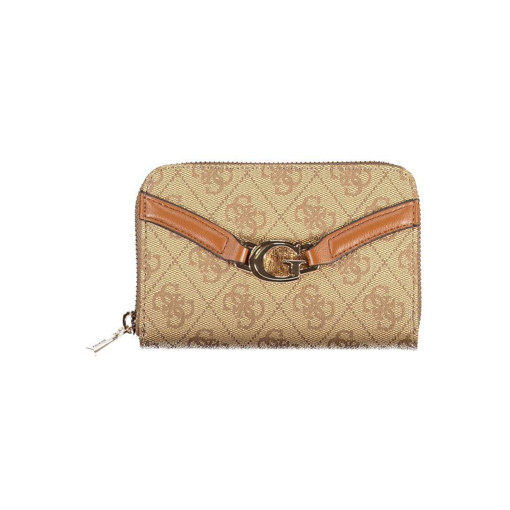 Guess Jeans Beige Polyethylene Wallet