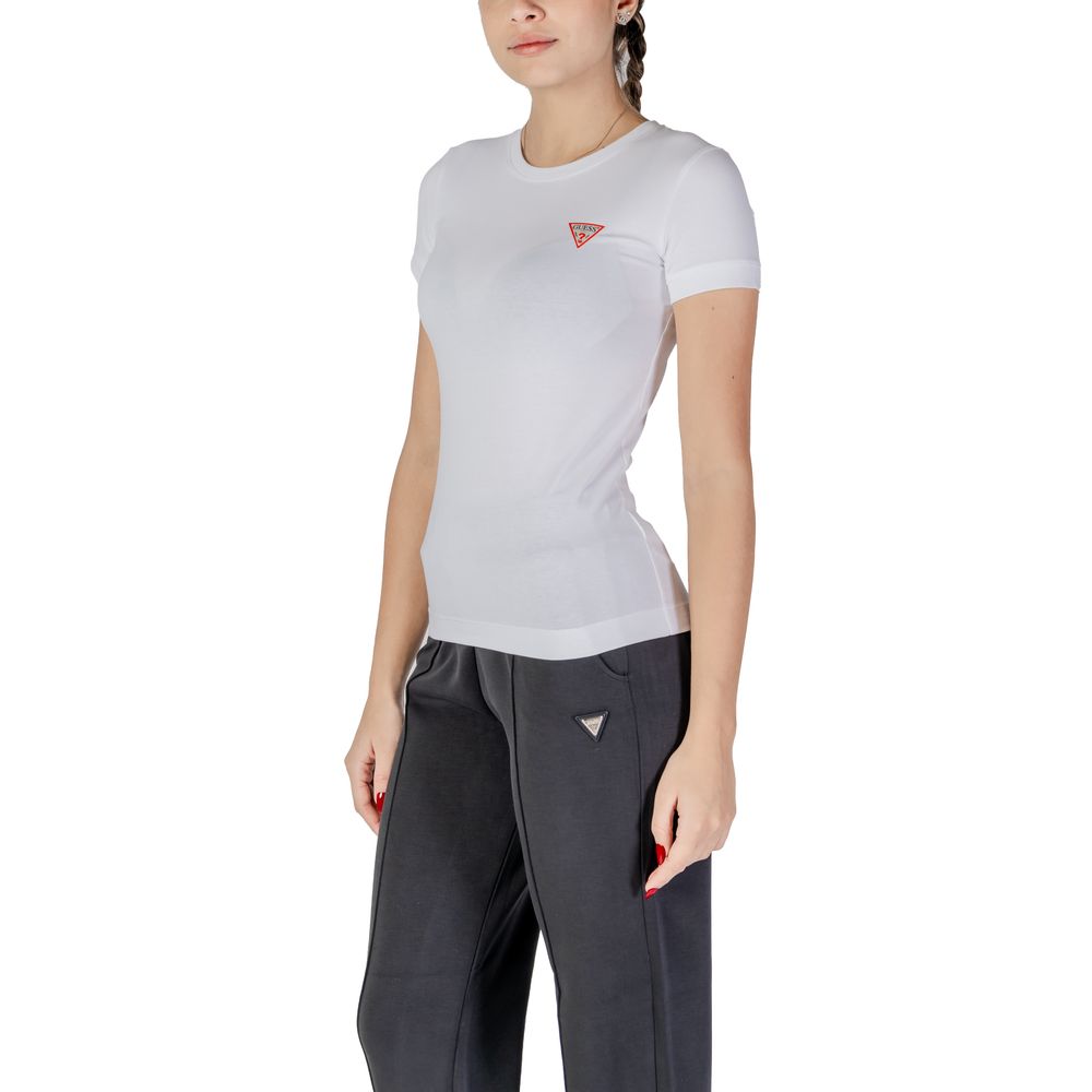 Guess White Cotton Sportswear