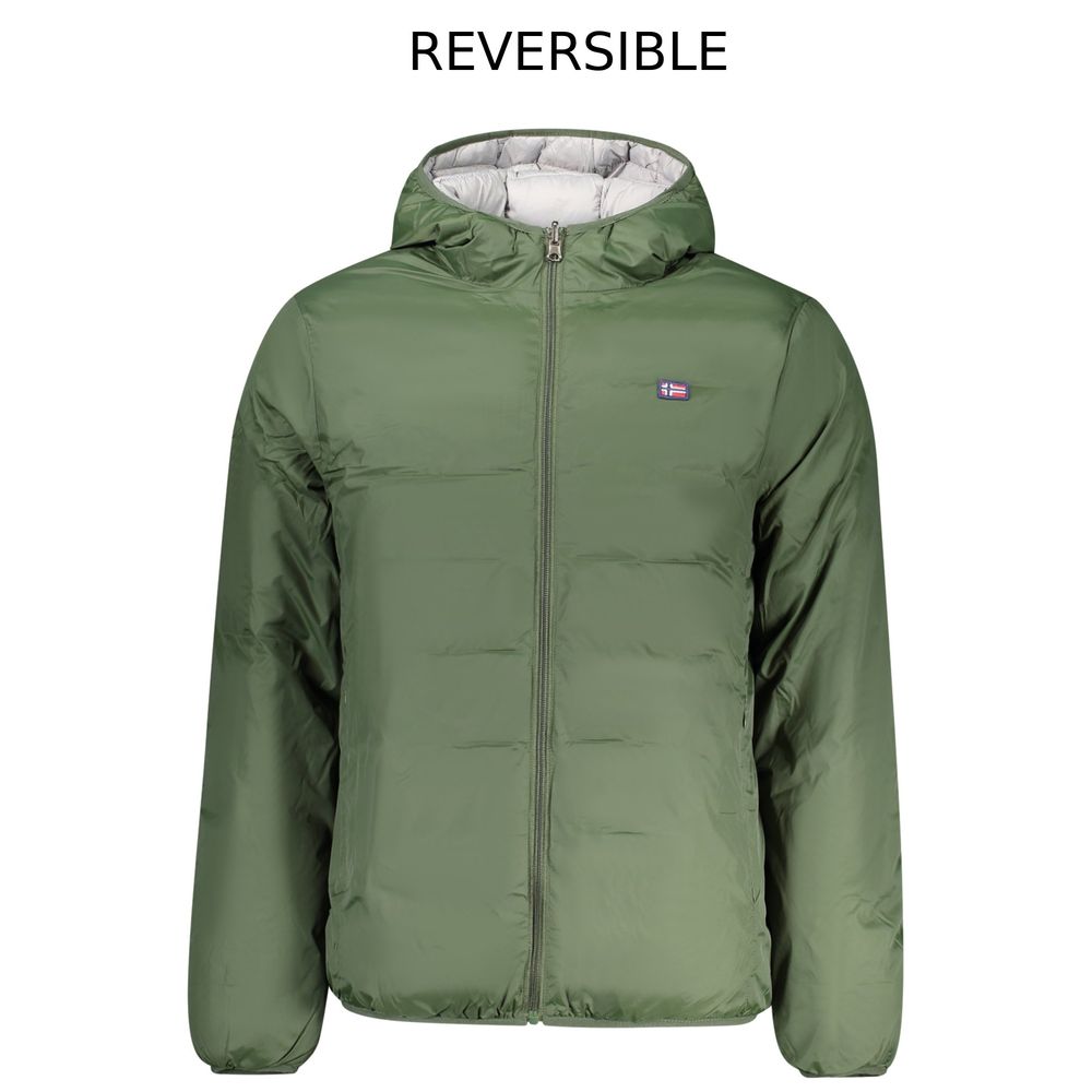 Norway 1963 Green Polyester Men's Reversible Jacket