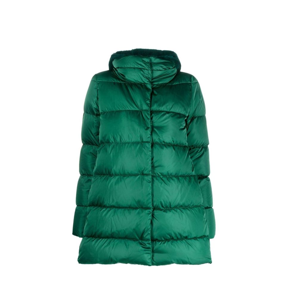 Herno Green Polyester Coat