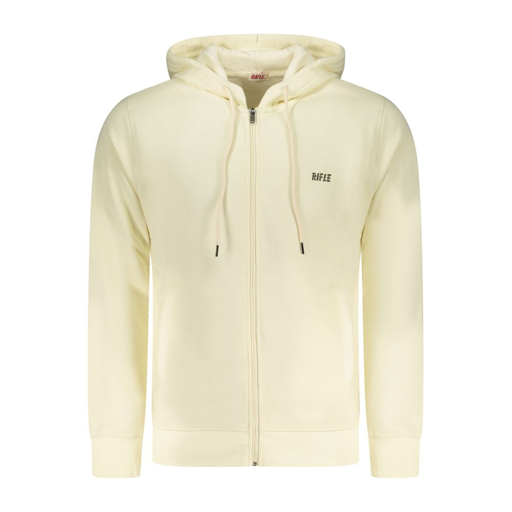 Rifle White Cotton Sweatshirt