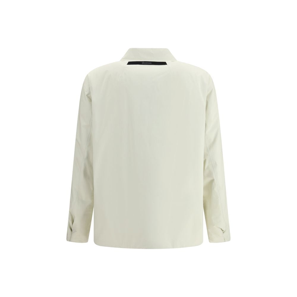 LAMINAR Cream Nylon Coat