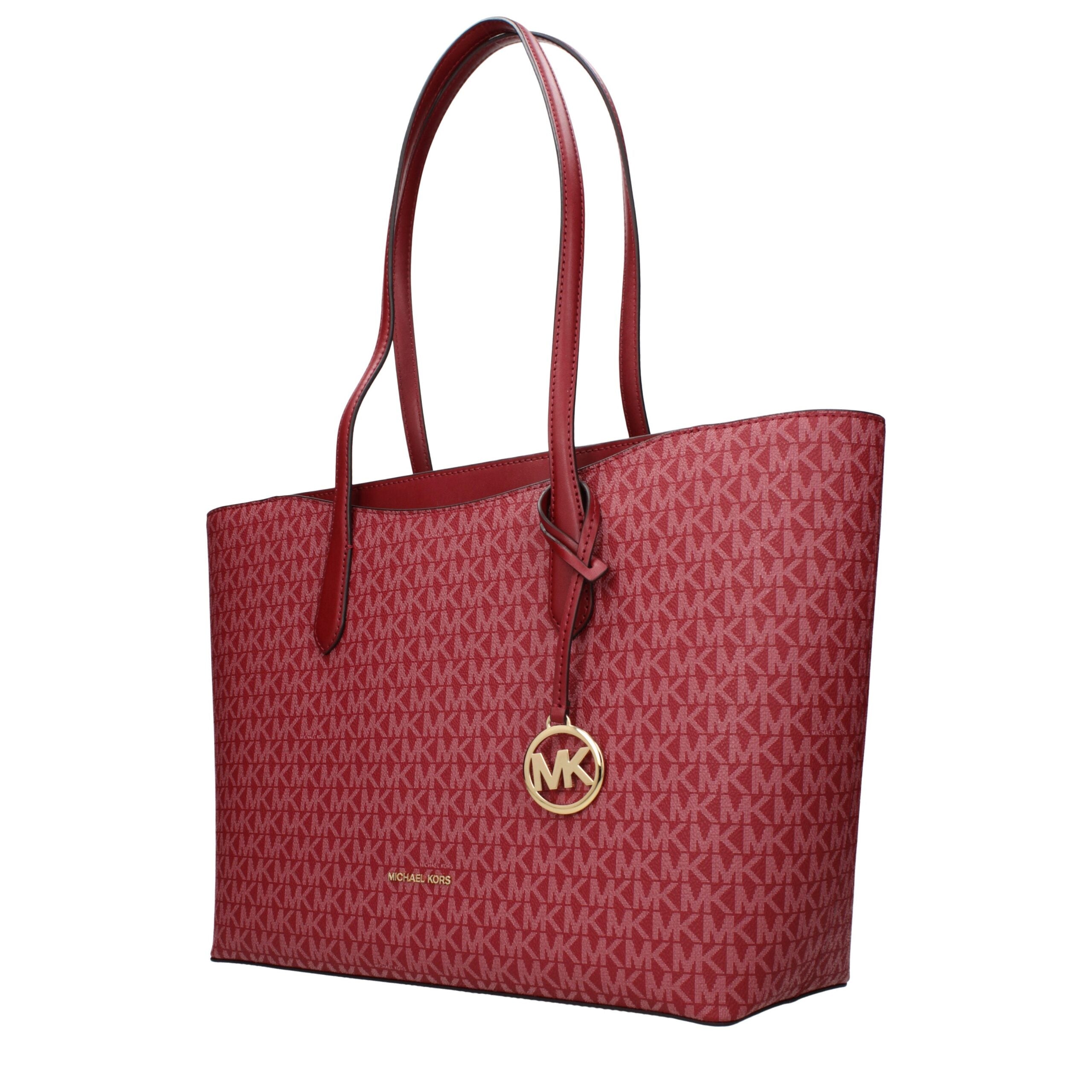 Michael Kors Red Fabric Shoulder Bag