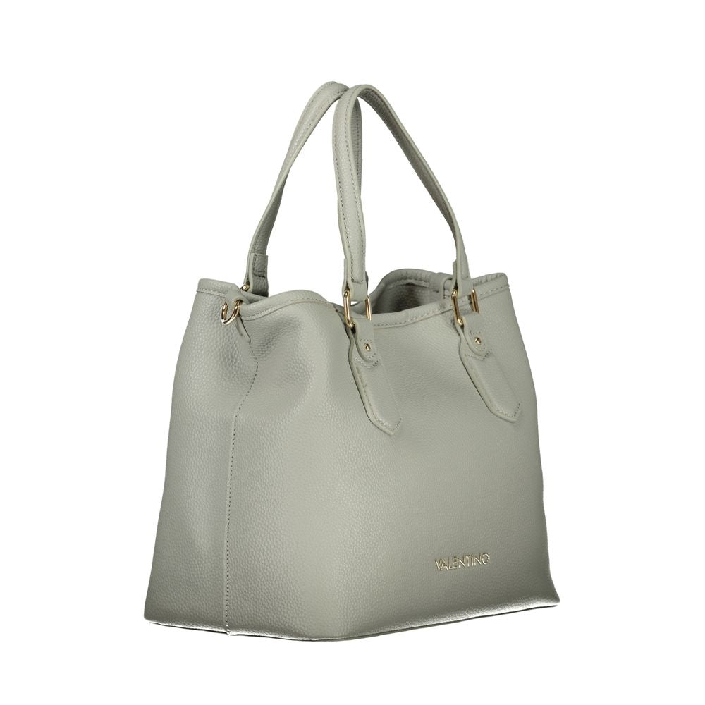 Mario Valentino Gray Polyethylene Handbag