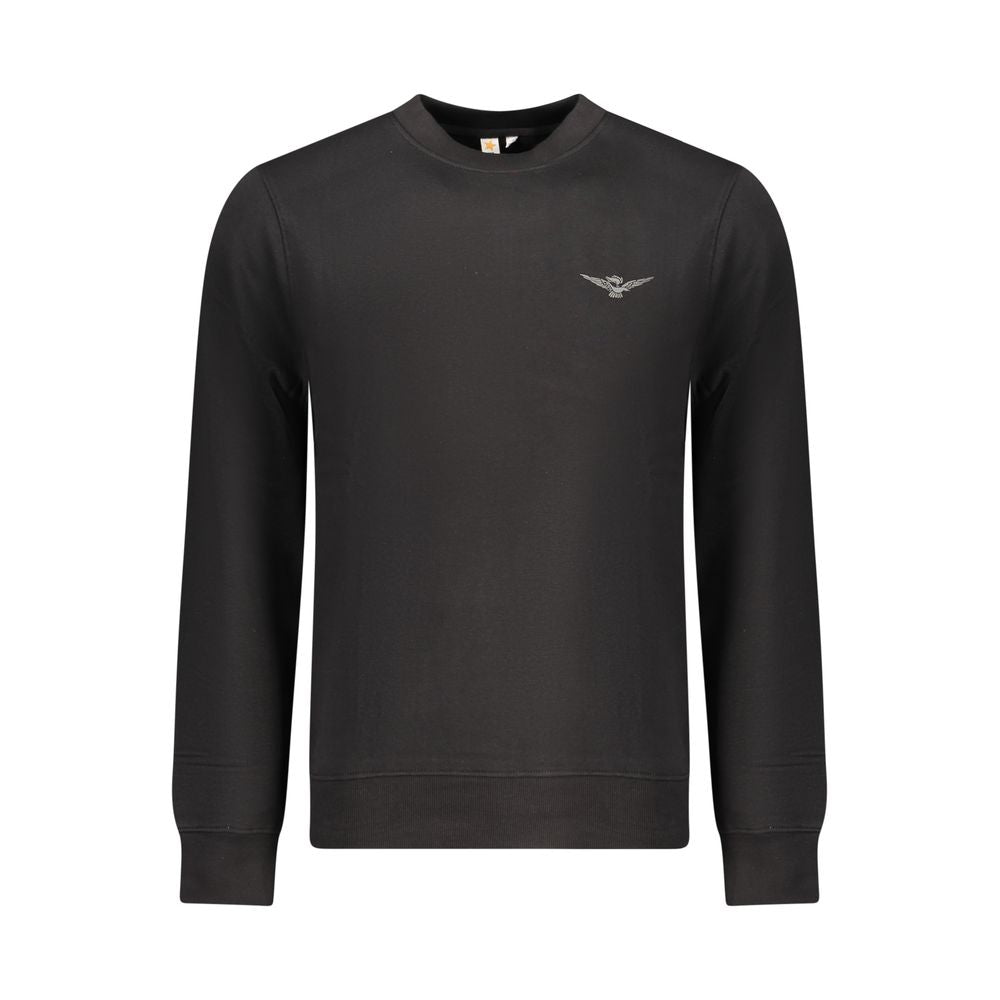 Accademia Militare Black Cotton Men Sweater