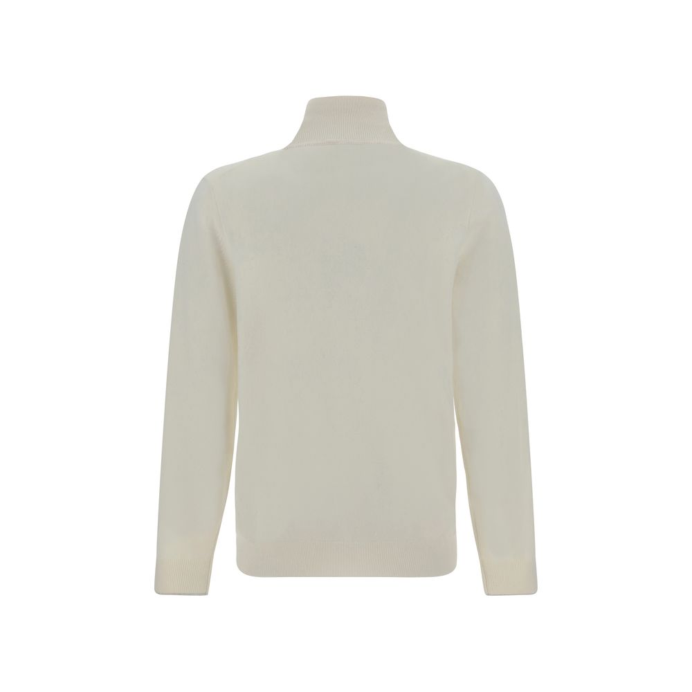 Brunello Cucinelli White Cashmere Cashmere Sweater