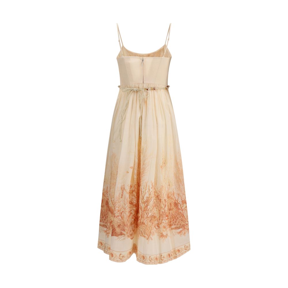 Zimmermann Multicolor Cotton Long Dress
