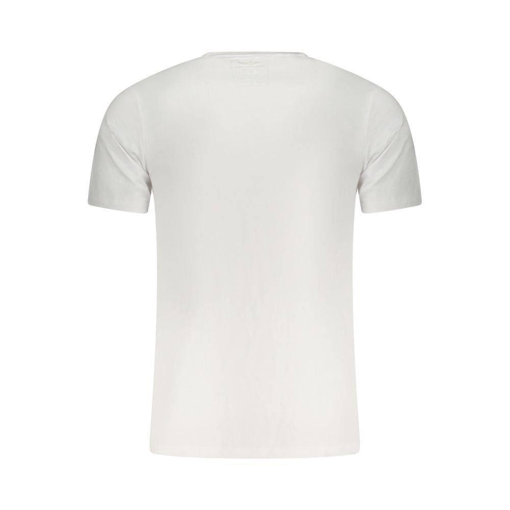Aeronautica Militare White Cotton Men Underwear Shirt