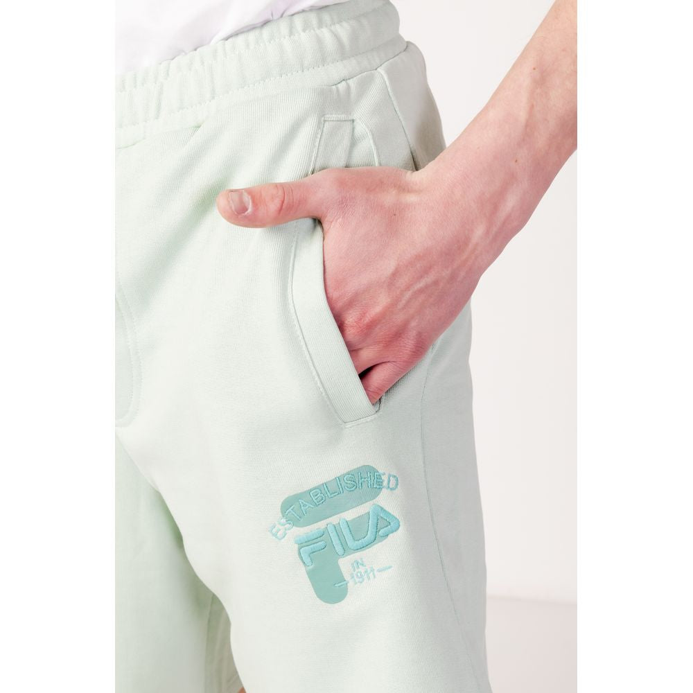 Fila Green Cotton Bermuda Shorts