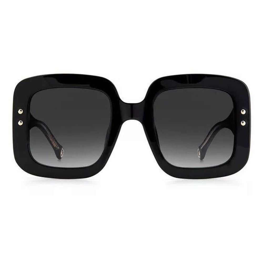 Carolina Herrera Black Acetate Sunglasses