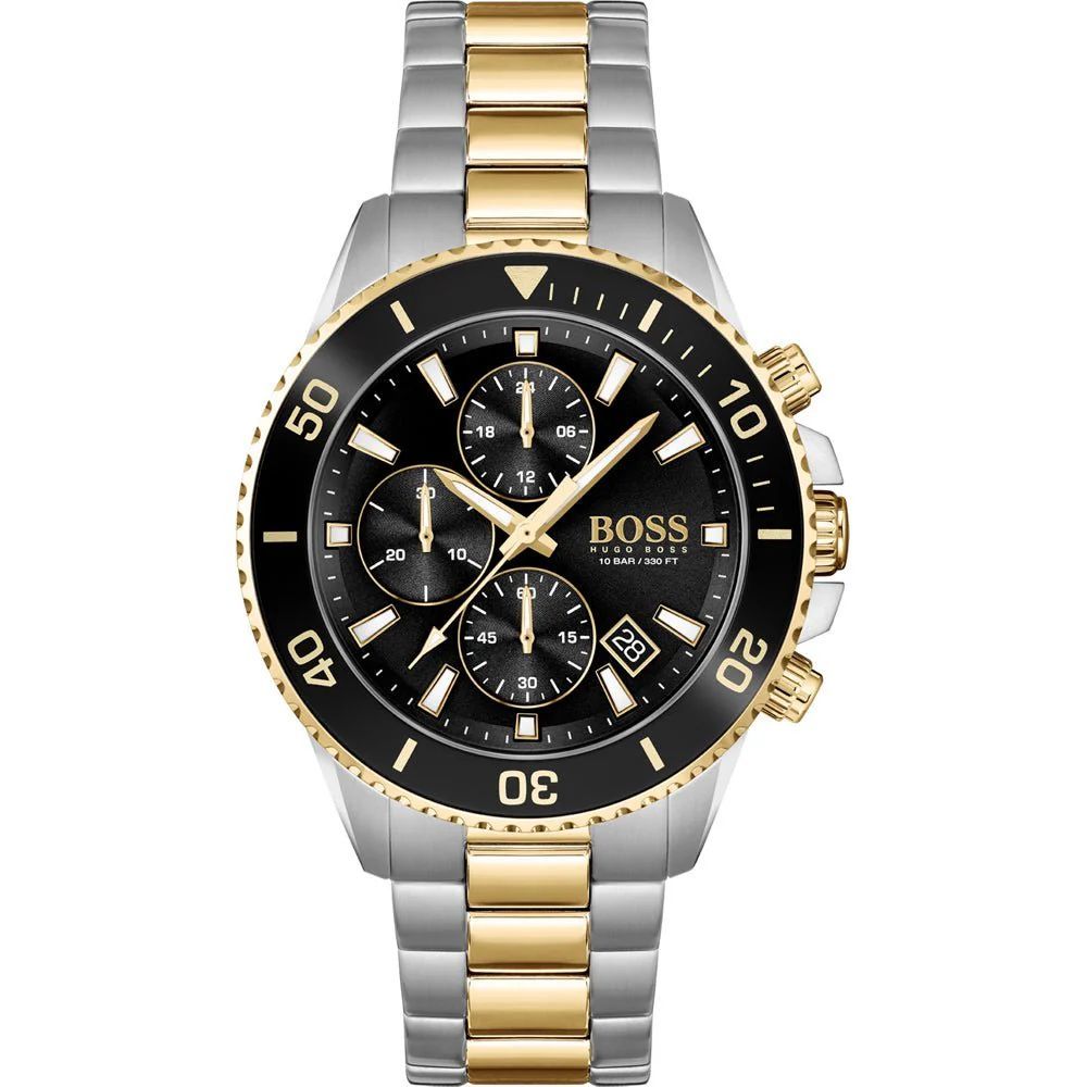 Hugo Boss Gray Stainless Steel Dress Watch