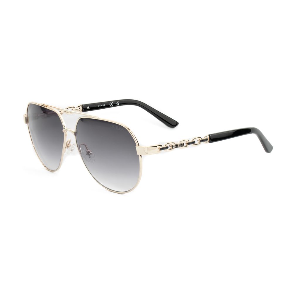 Guess Gold Metal Sunglasses