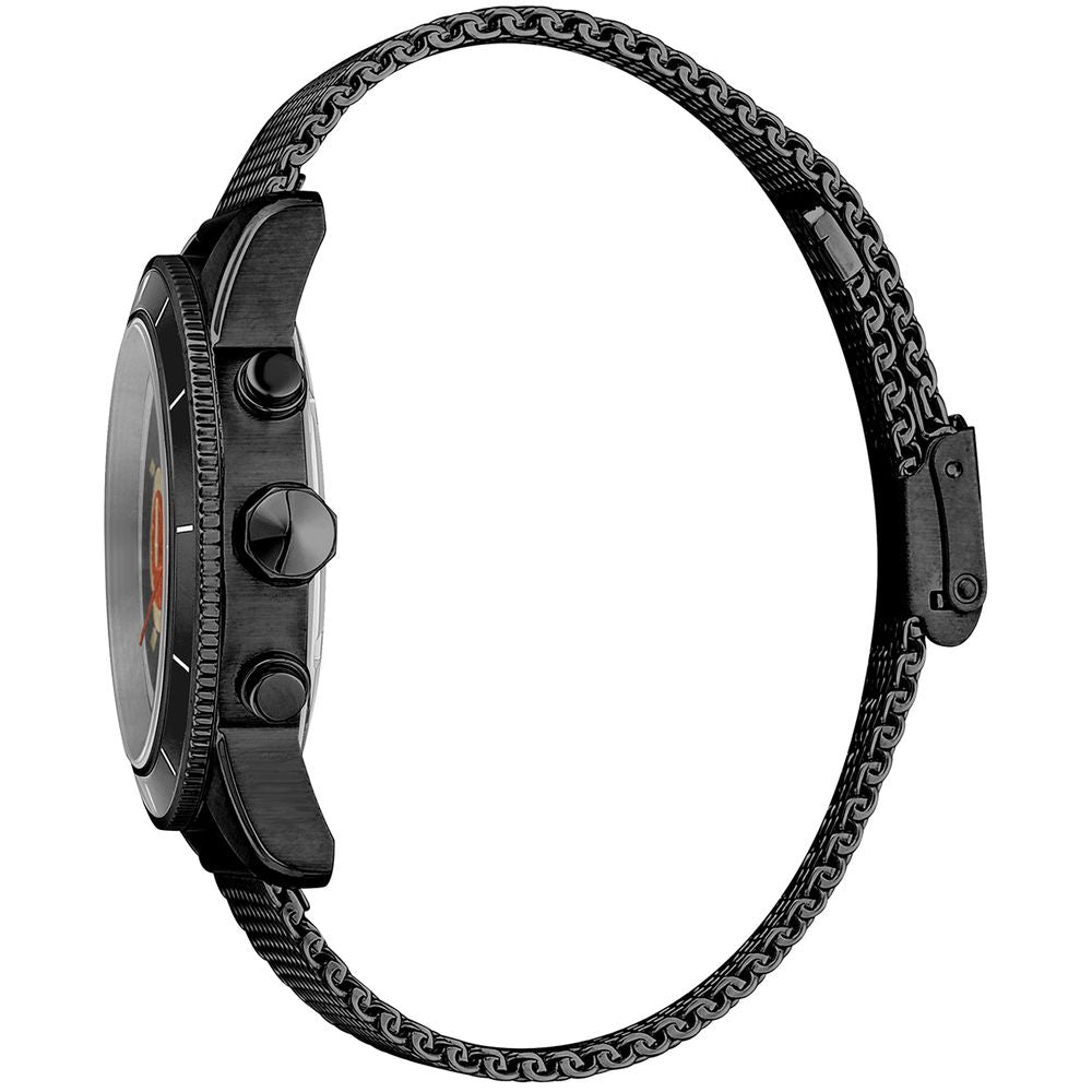 Just Cavalli Black Stainless Steel Sport Watch