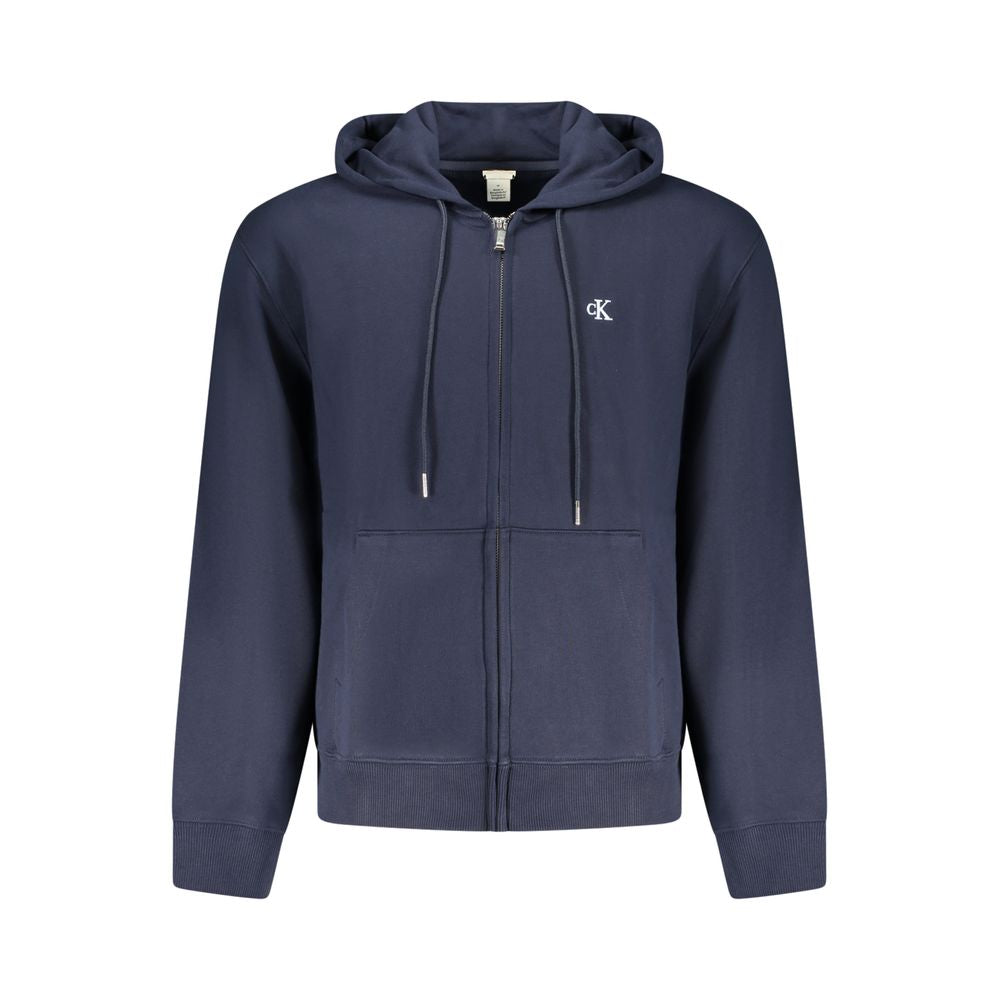 Calvin Klein Blue Cotton Men Sweater