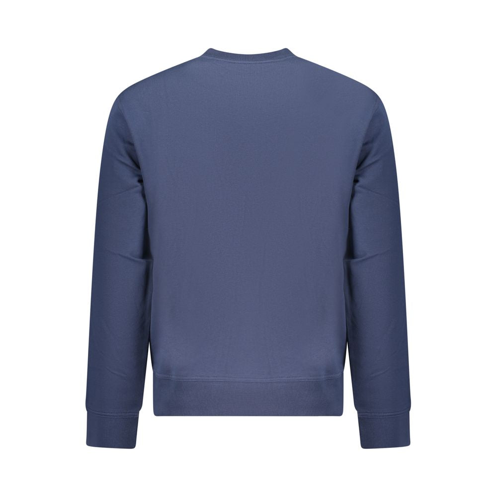 Hugo Boss Blue Cotton Men Sweater