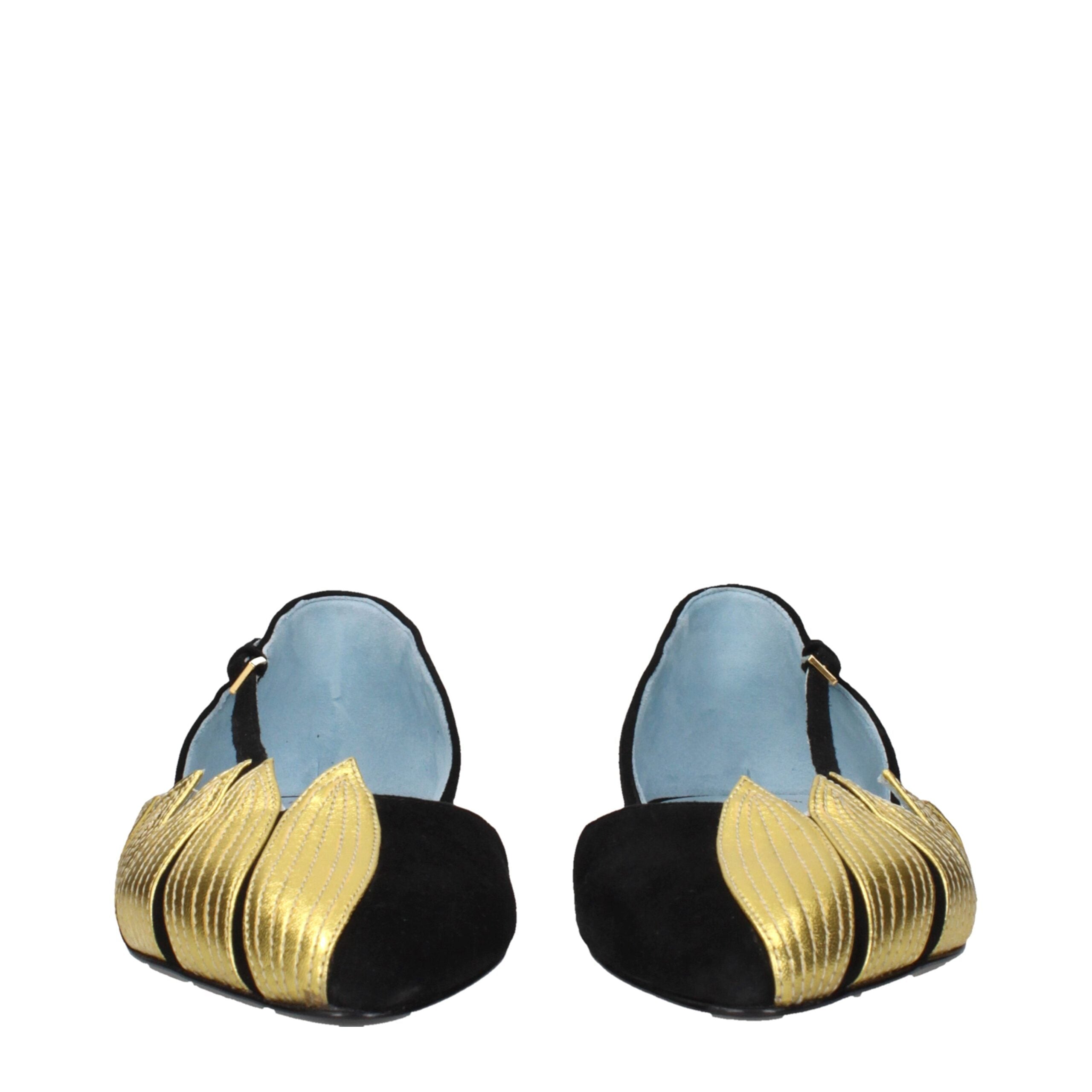 Valentino Garavani Black Leather Sandals