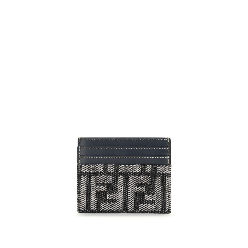 Fendi Blue Cotton Wallet
