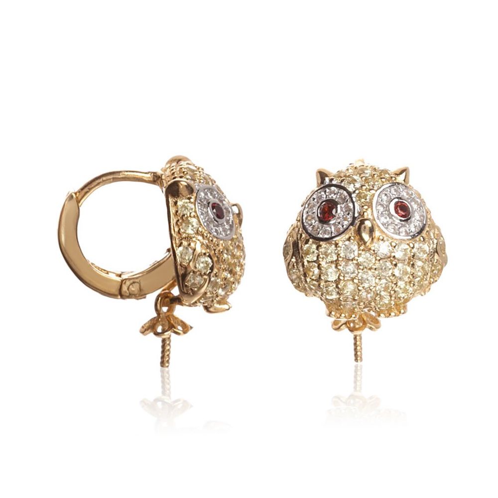 Lancaster Gold Silver Earrings