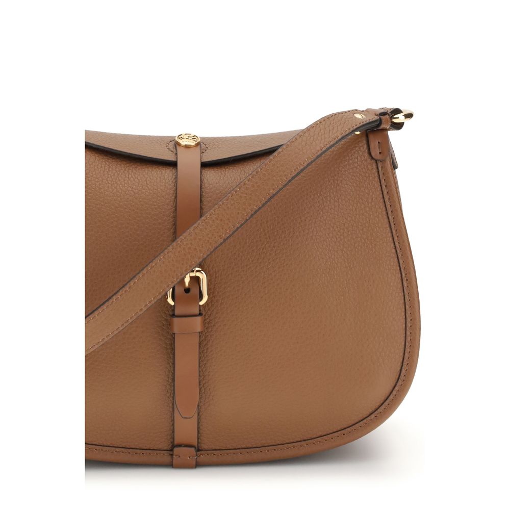 Etro Brown Calf Leather Bos Taurus Shoulder Bag
