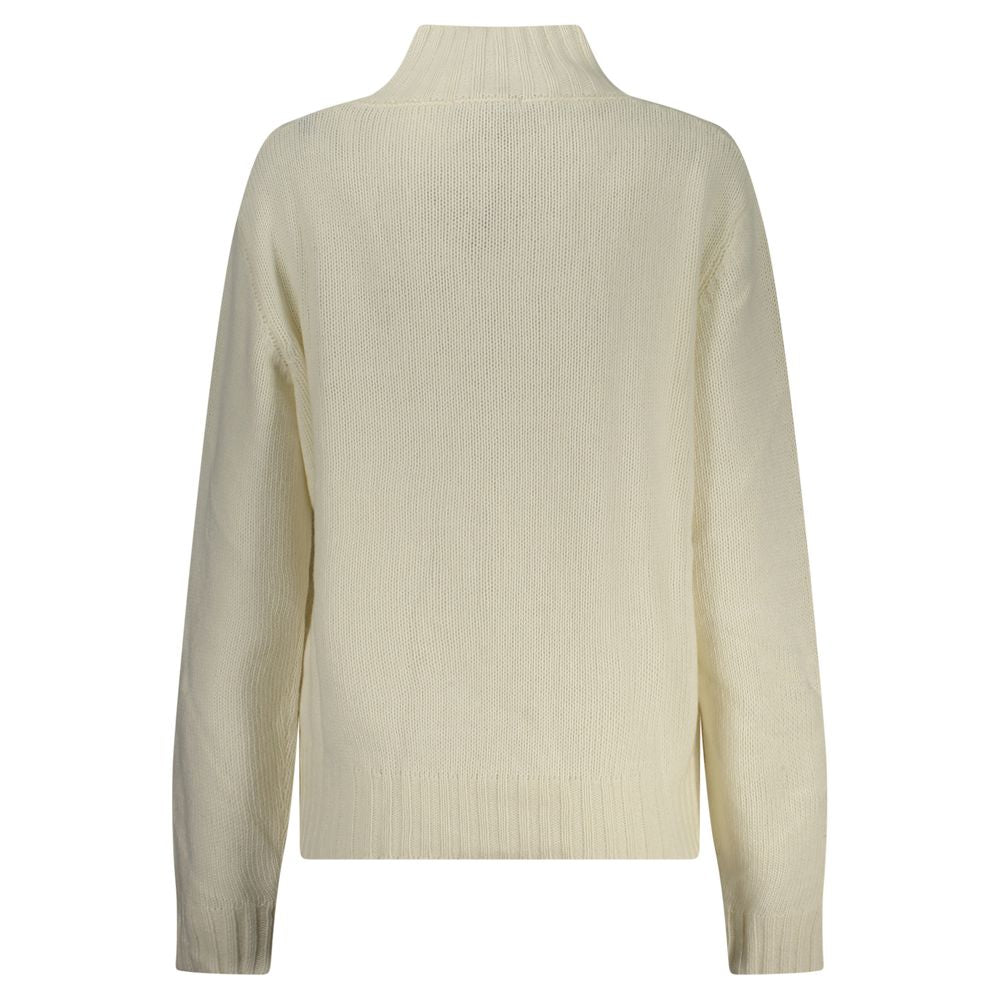 North Sails White Wool Sweater
