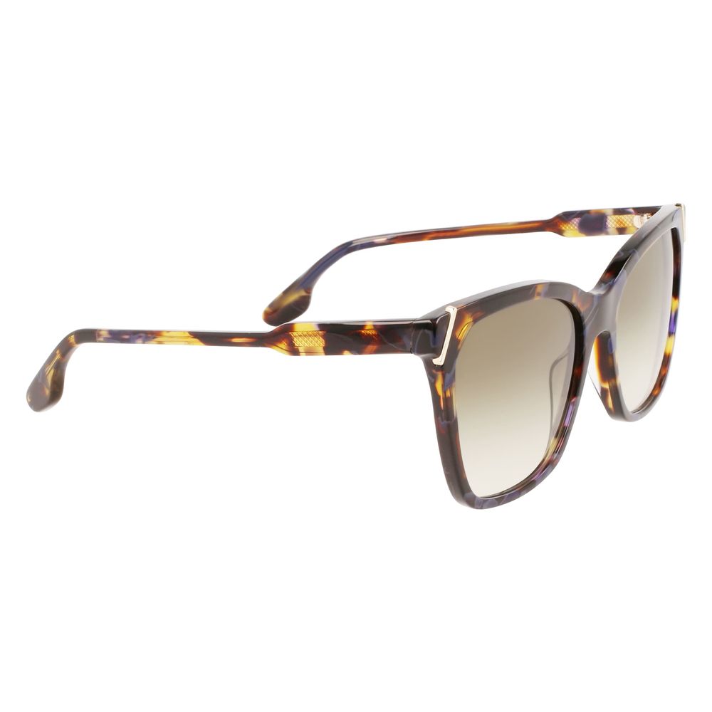 Victoria Beckham Blue Acetate Sunglasses