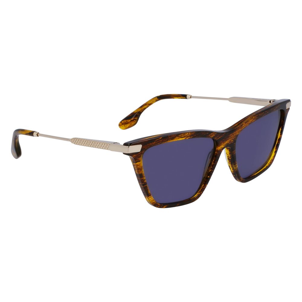 Victoria Beckham Yellow Acetate Sunglasses