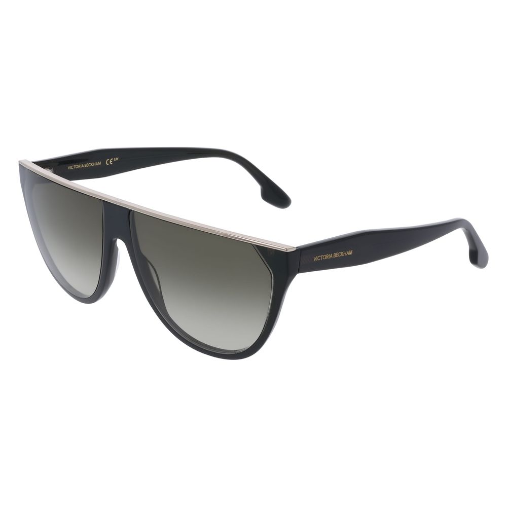 Victoria Beckham Green Acetate Sunglasses