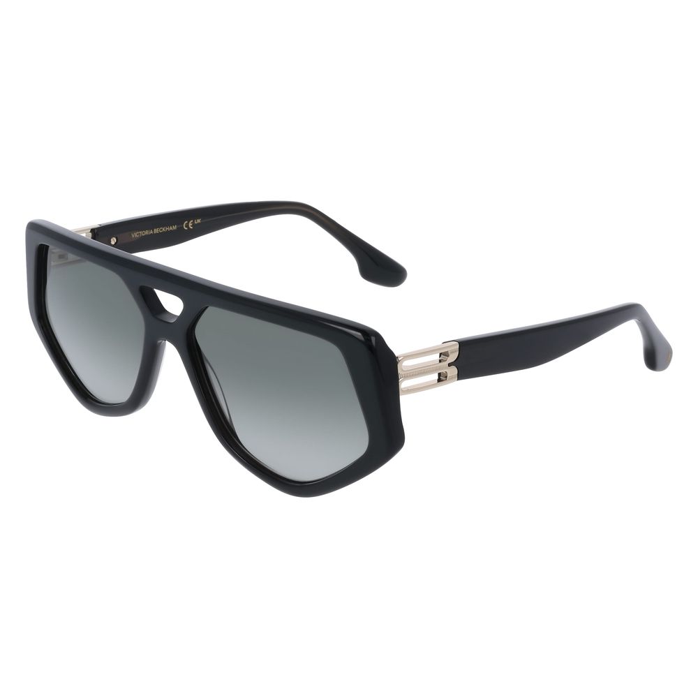 Victoria Beckham Green Acetate Sunglasses