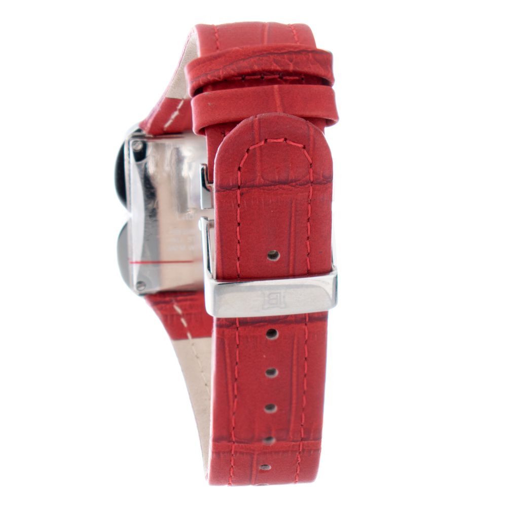 Laura Biagiotti Red Leather Dress Watch