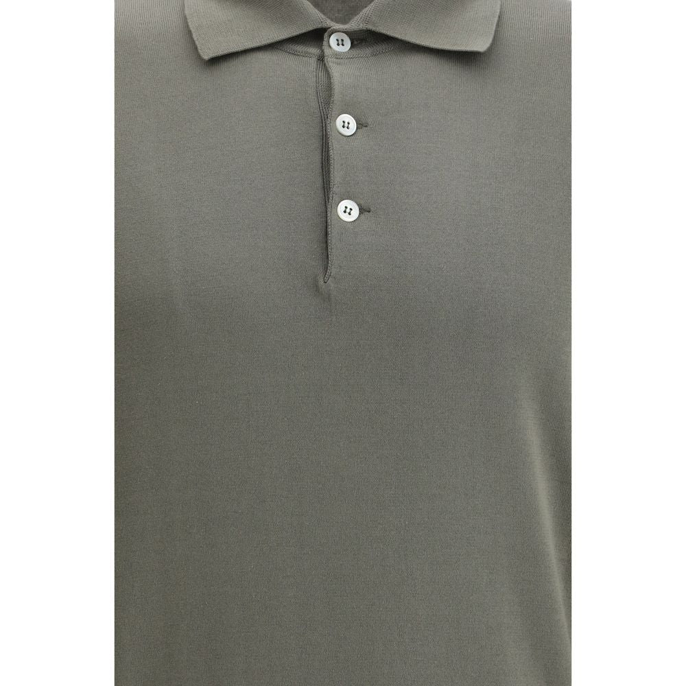 Brunello Cucinelli Green Cotton Shortsleeve Shirt