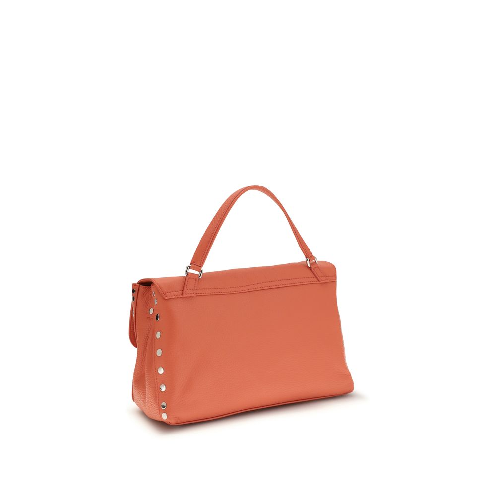 Zanellato Red Calf Leather Bos Taurus Shoulder Bag