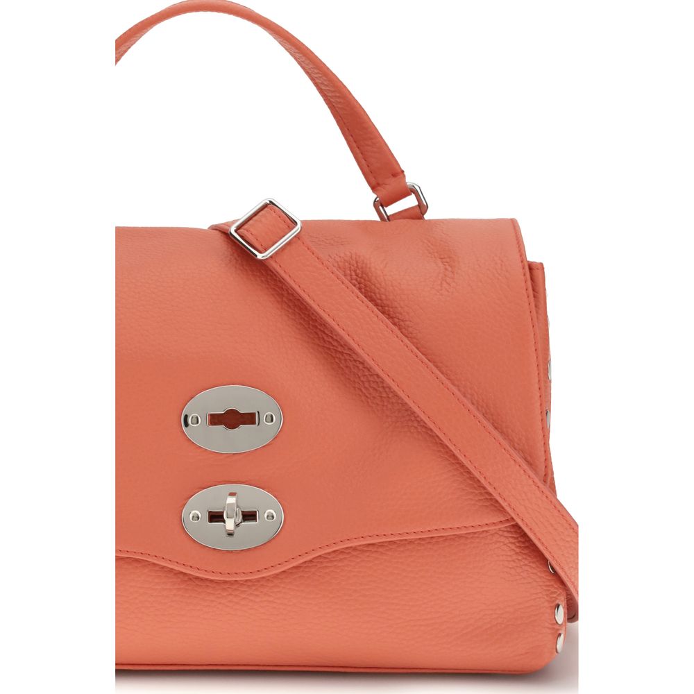 Zanellato Red Calf Leather Bos Taurus Shoulder Bag