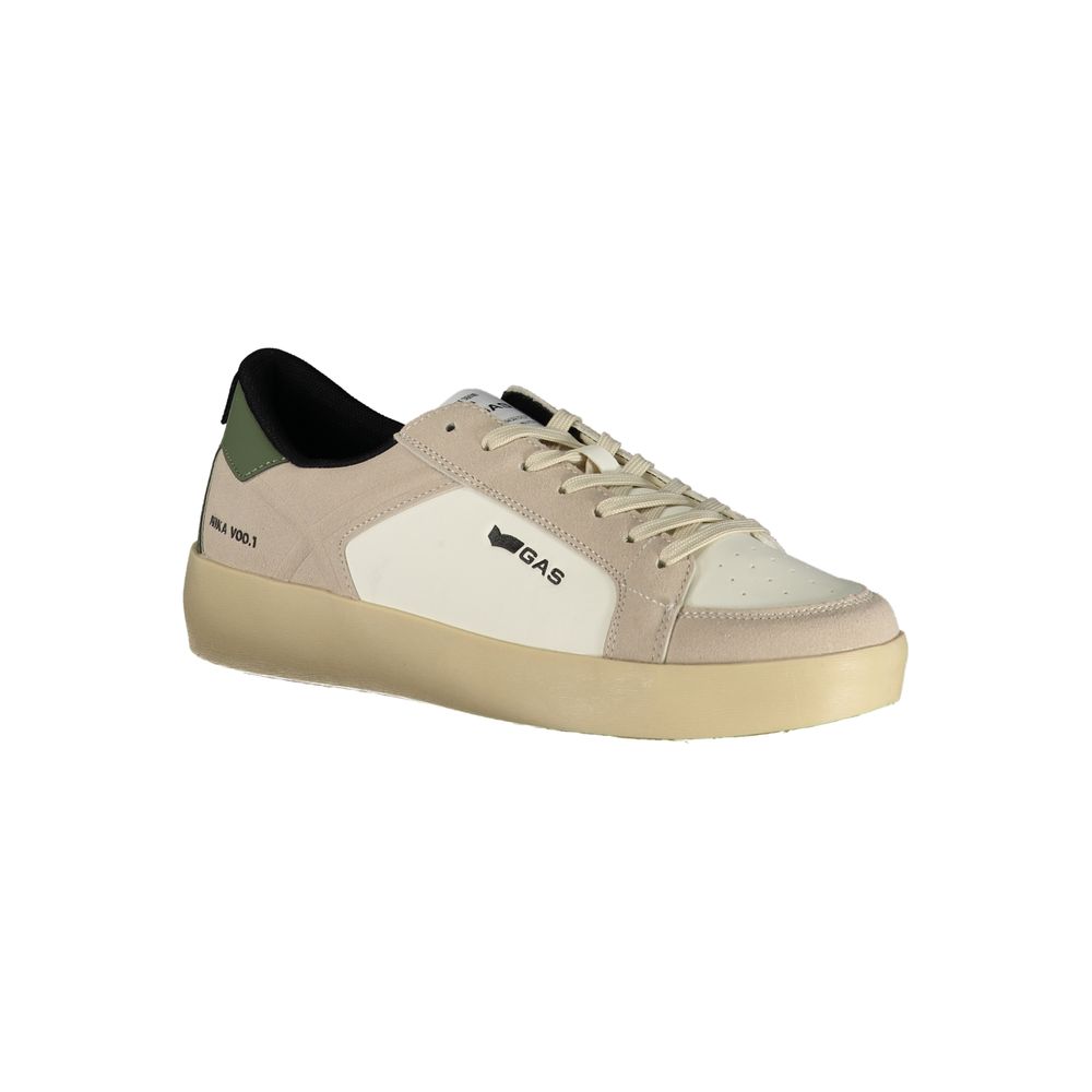 Gas White Polyester Sneaker