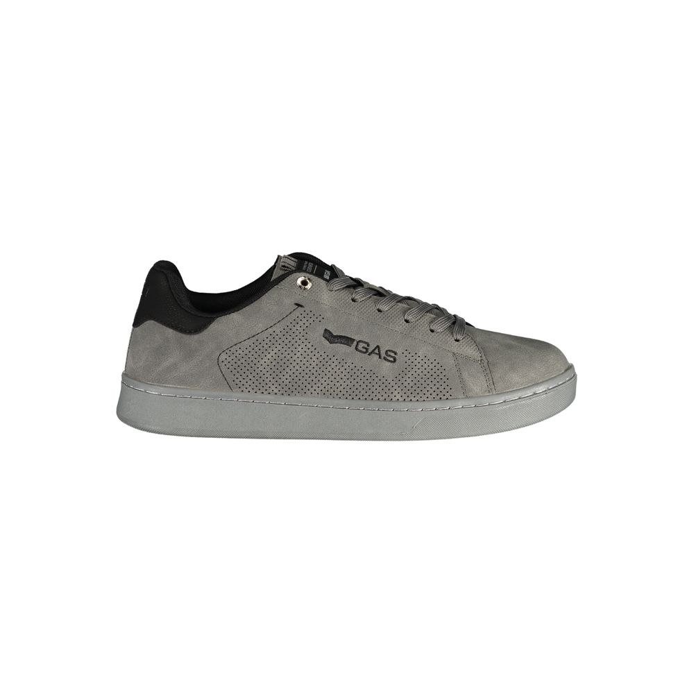 Gas Grigio Polyurethane Men Sneaker