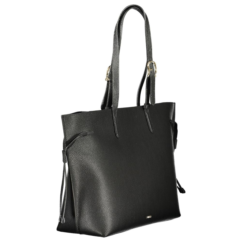 Furla Nero Pelle Woman Handbag
