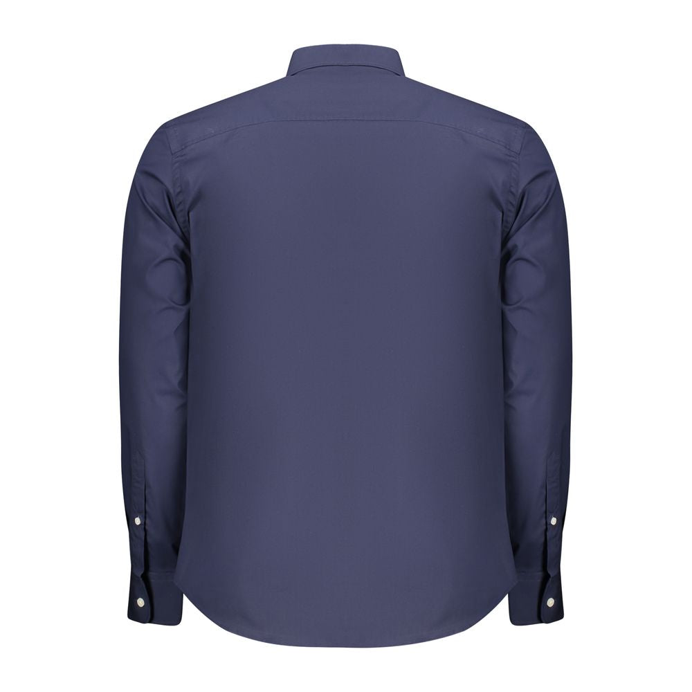 North Sails Blu Cotton Men Shirt