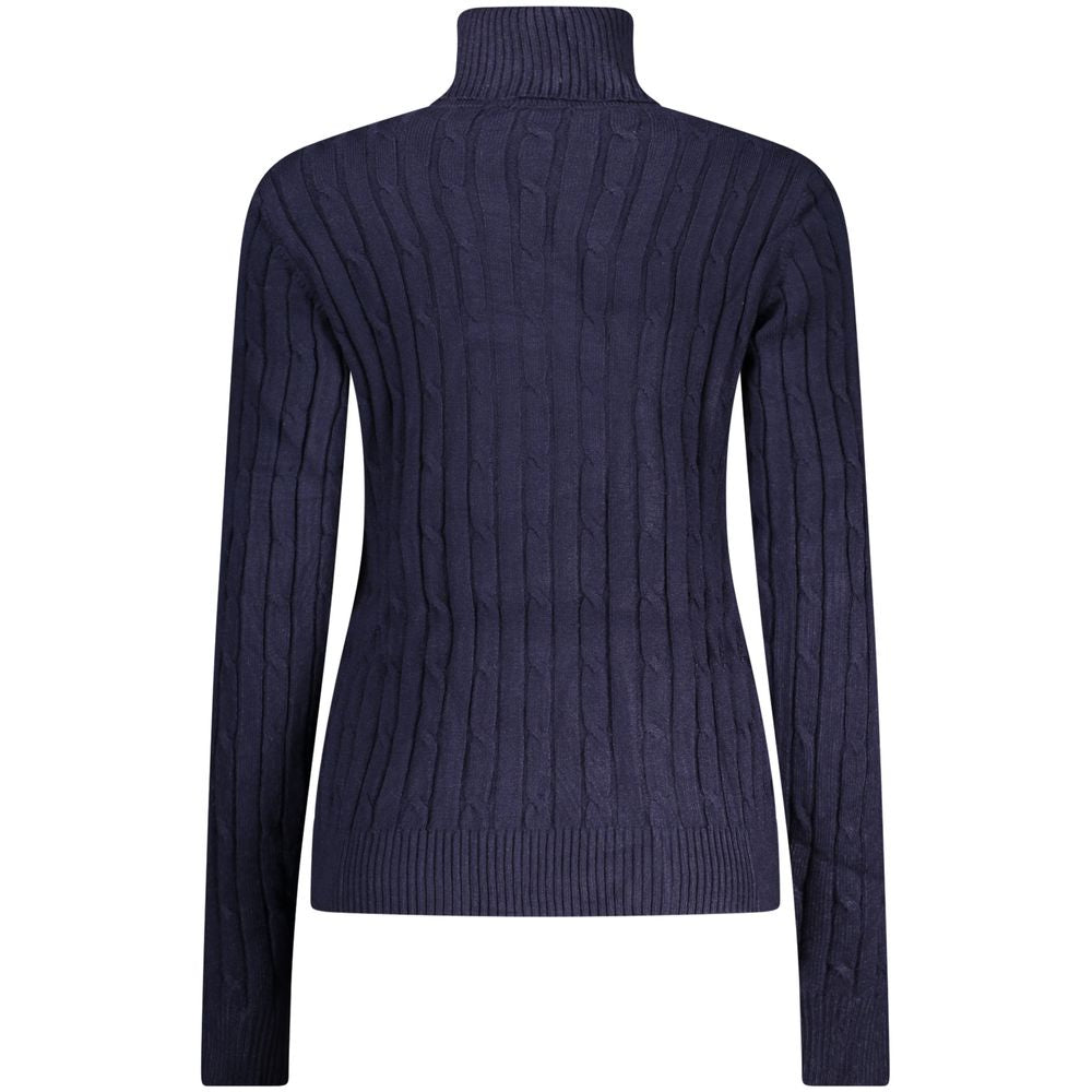Norway 1963 Blu Viscosa Women Sweater