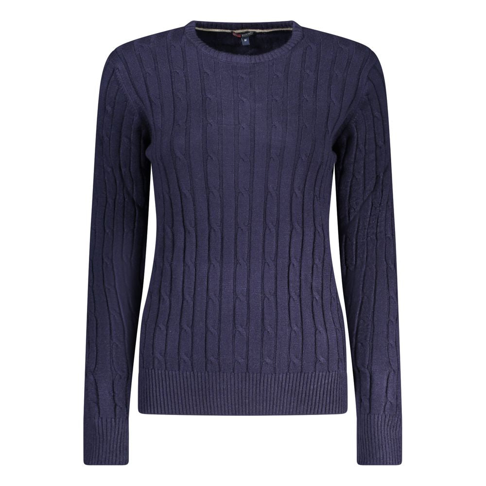 Norway 1963 Blu Viscosa Women Sweater