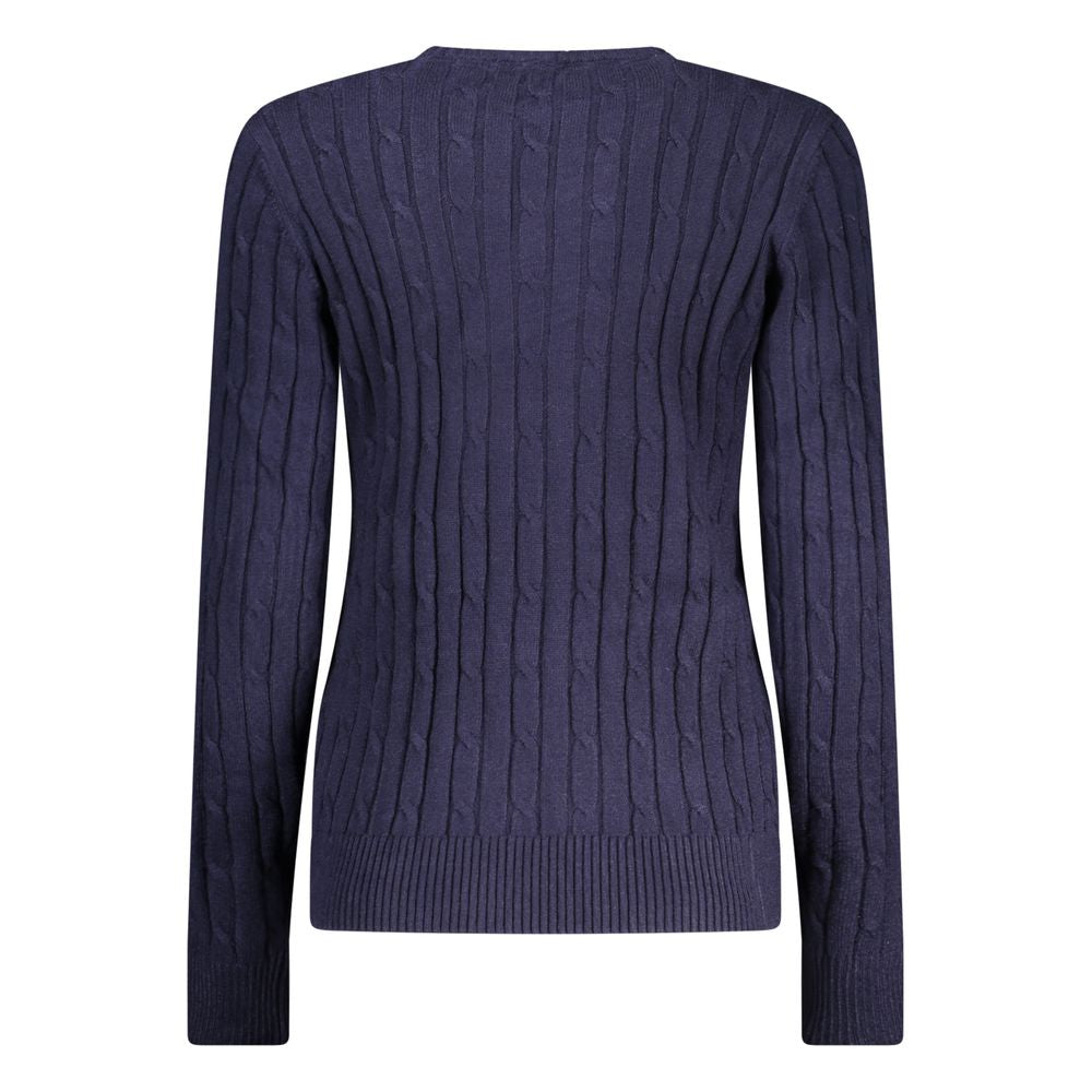 Norway 1963 Blu Viscosa Women Sweater