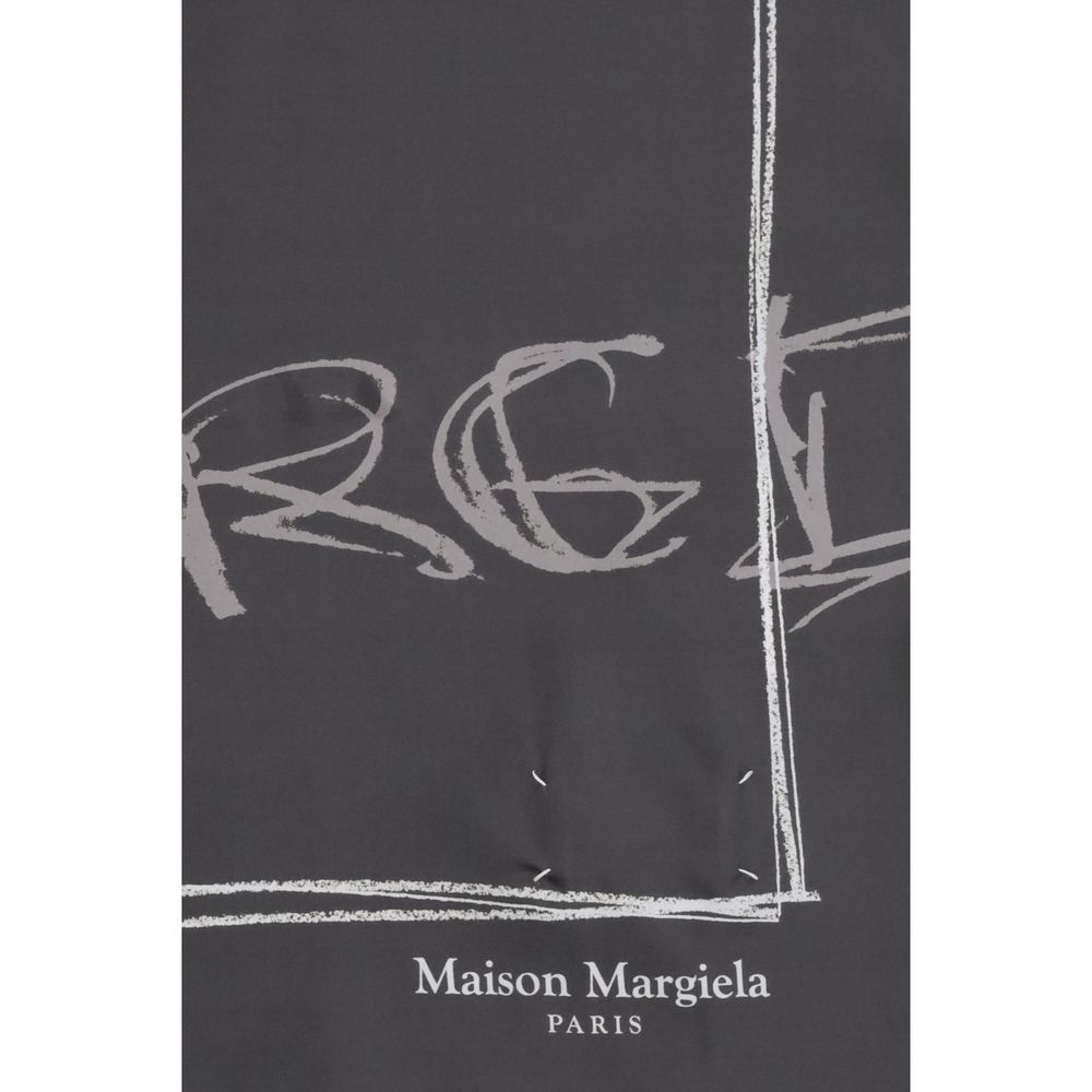 Margiela Gray Silk Scarf