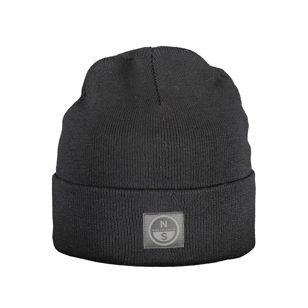 North Sails Black Polyester Men's Cap