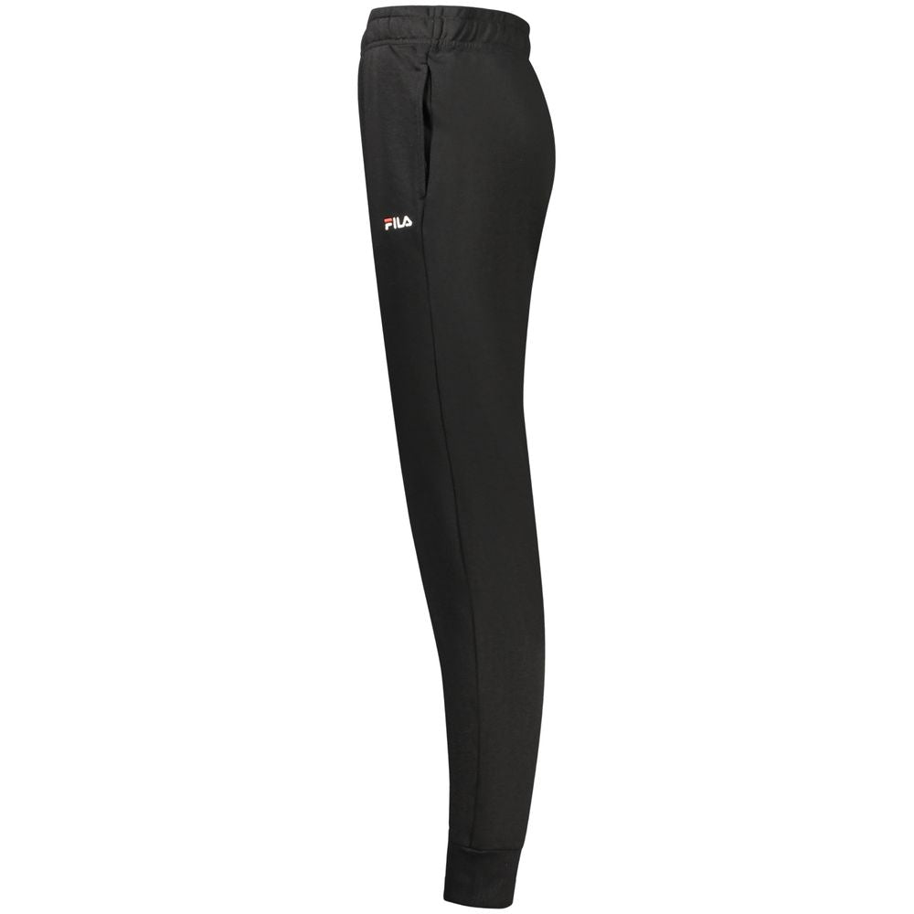 Fila Black Cotton Women's Sweatpant